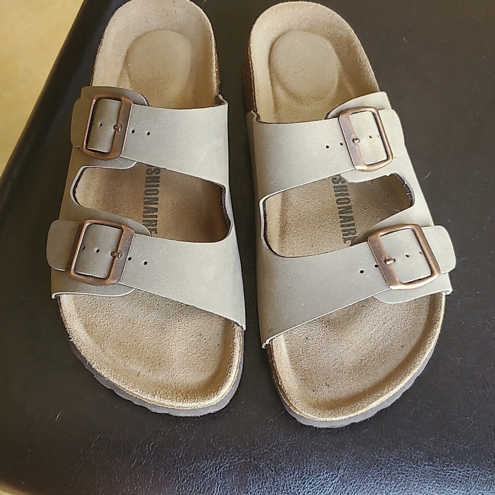 Beige Cushionaire sandals